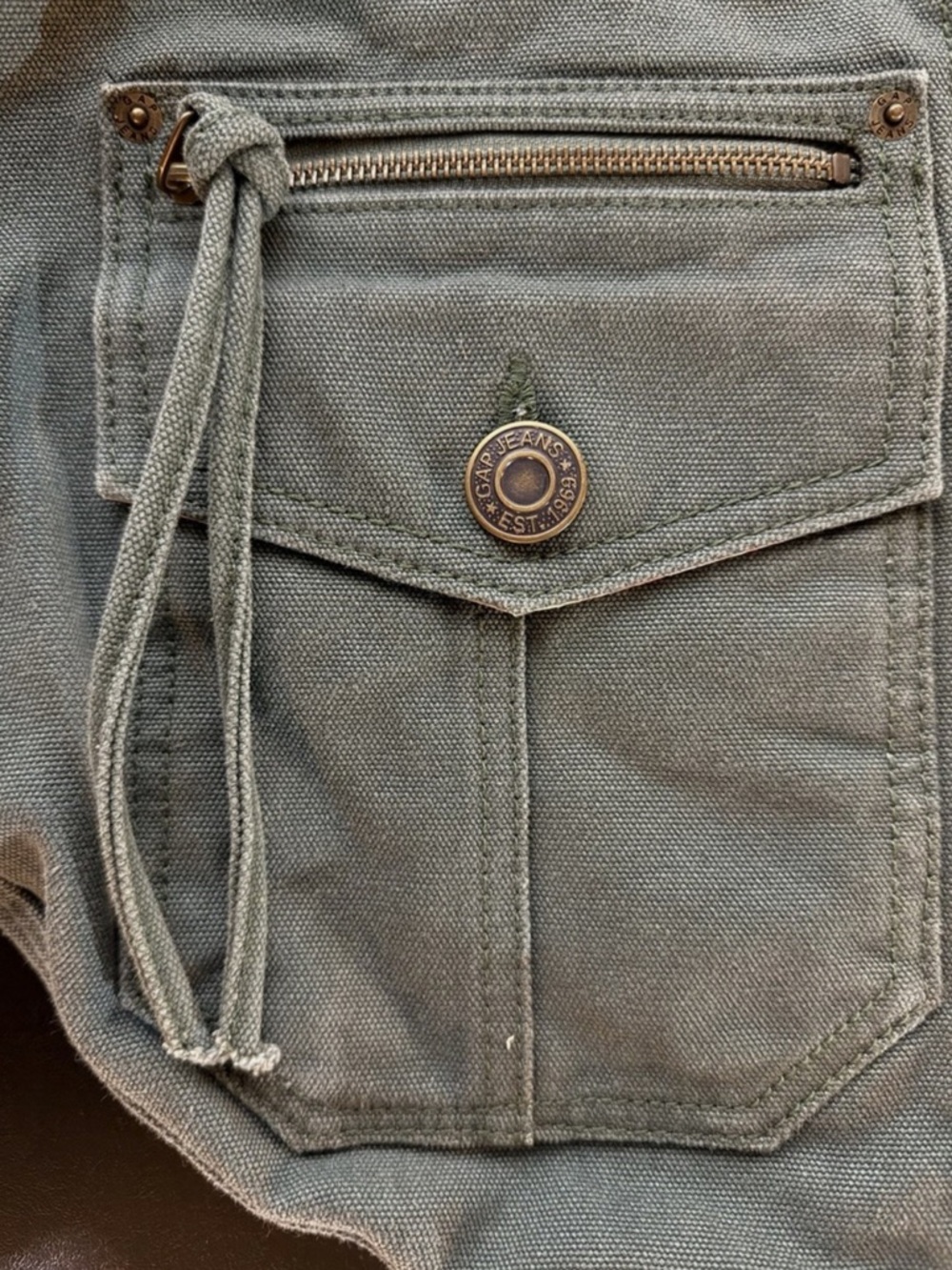unisex cotton shoulder hobo bag from GAP - Picture 2 of 7